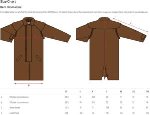 Frakkens mål - Gladstone Coat