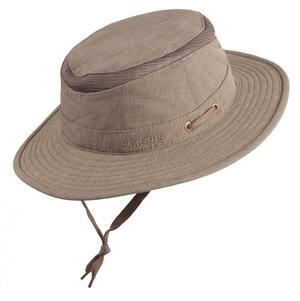 Hudson canvas hat - brun