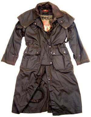 Traditional Drover Coat - brun