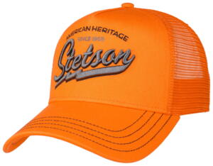 Stetson Trucker Cap, American Heritage Classic, Bright orange