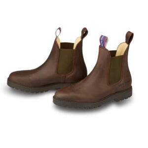Korte støvler med eleastikside - Jackaroo boots, Brown/Khaki, par