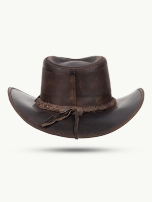 Billede af Scippis Fitzroy læderhat, Mørke brun
