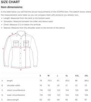 Bilede af Scippis Broome, skjortemål