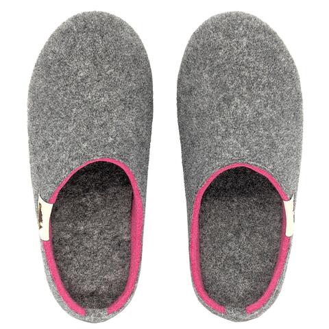 Outback Slipper - Grey & Pink
Top