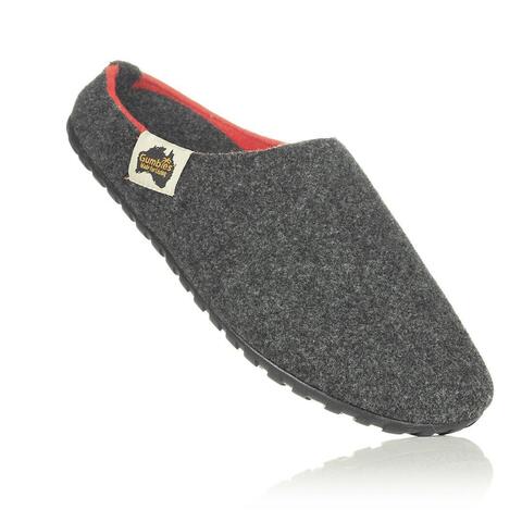 Outback Slipper - Charcoal & Red
Side 1