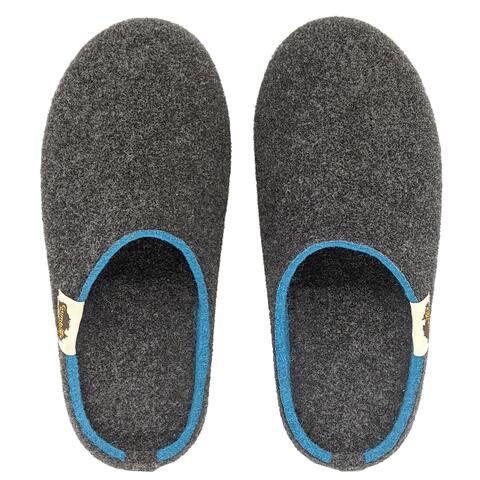 Outback Slipper - Charcoal & Turquoise
Top