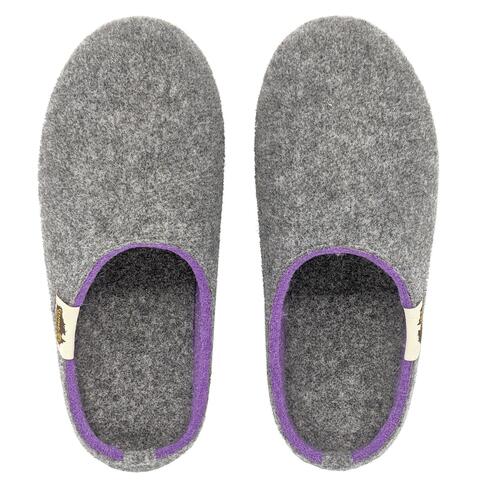 Outback Slipper - Grey & Purple
top