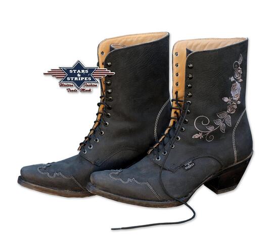 Western Boot Rosie Black