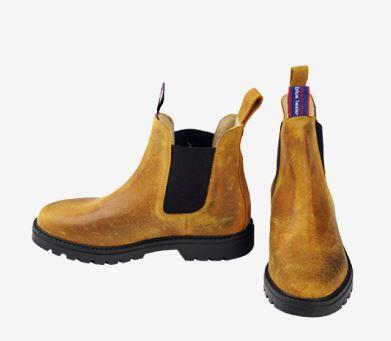 Fraser raw, mustard/black boots