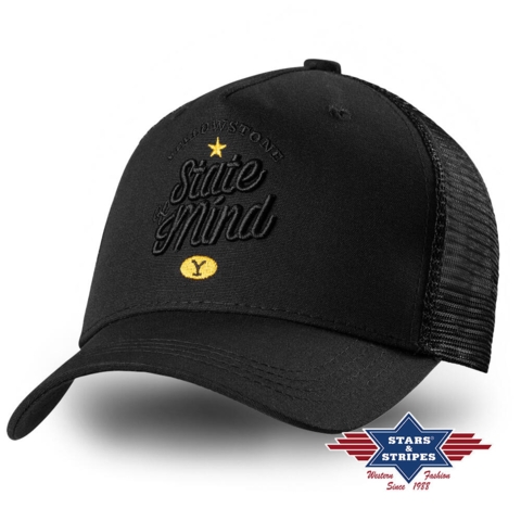 Billede af Stars & Stripes, Yellowstone Trucker Cap 03, black