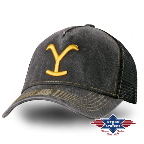 Billede af Stars & Stripes, Yellowstone Trucker Cap 12, sort/gul