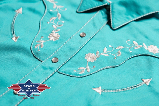 Billede af Avery, kortærmet westernskjorte