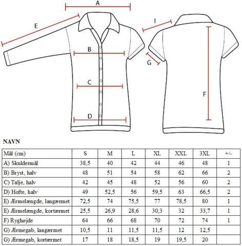 Billede af Avery, kortærmet westernskjorte, måleskema