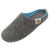 Outback Slipper - Charcoal & Turquoise