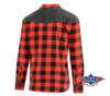 Billede af Lumberjack skovmandsskjorte i rød, bagfra