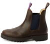 Korte støvler med eleastikside - Jackaroo boots, Brown/Navy