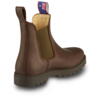 Korte støvler med eleastikside - Jackaroo boots, Brown/Khaki, bagfra