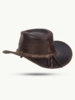 Billede af Scippis Fitzroy læderhat, Mørke brun