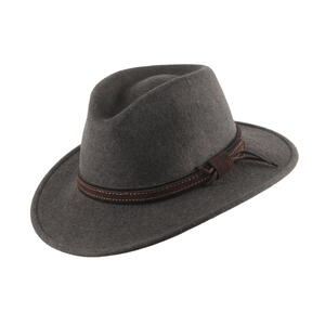 Scippis, Austin Hat i 100% uld, Brun-meleret eller grå