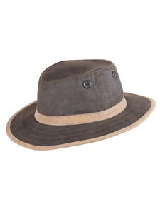 Scippis, Livingston Oilskin Hat med UPF50+ solbeskyttelse, brun