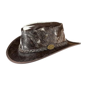 Scippis, Rustler hat, koskind, Grå/sort/brun og hvid