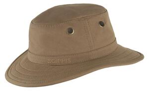 Scippis, Safariman canvas hat, 100% Bomuld, UPF50+ solbeskyttelse, Santone Fawn