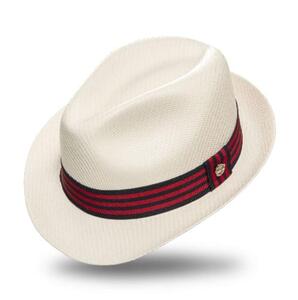 Stars & Stripes, Brios, Klassisk stråhat med rød- og blåstribet hattebånd.