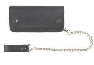 Scippis, Blackburne pung, sort okselæder med aftagelig kæde