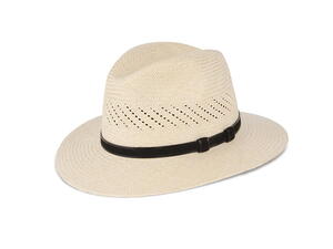 MJM, panama hat, Biolo, Natural i 100% Toquilla strå og svedrem i 100% bomuld