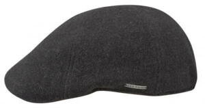 Stetson Flat cap med øreklap, Texas Wool/Cashmere, Grey