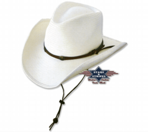 Bandit, western stråhat med concho-hattebånd