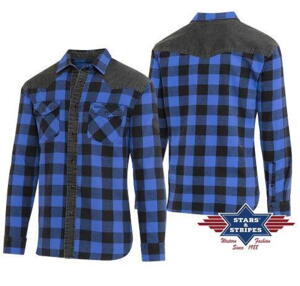 Stars & Stripes, Lumberjack blå skovmandsskjorte