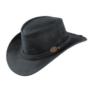 Scippis, Irving hat, 100% okselæder, sort