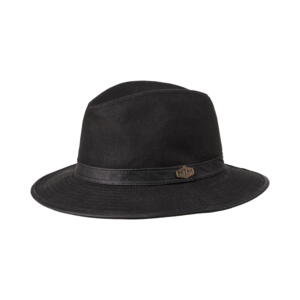 MJM, Jackson Canvas Cotton Traveller hat i brun bomuld med UPF50+ solbeskyttelse