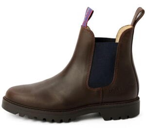 Blue Heeler, Jackaroo, Chelsea læderstøvler, Brown / Navy