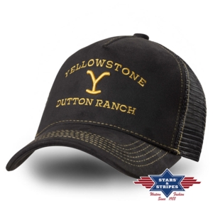 Stars & Stripes, Yellowstone Trucker Cap 13, sort/gul