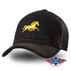 Stars & Stripes, Yellowstone Trucker Cap 10, sort/gul
