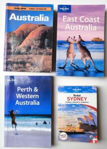 4 bøger om Australien fra butikken